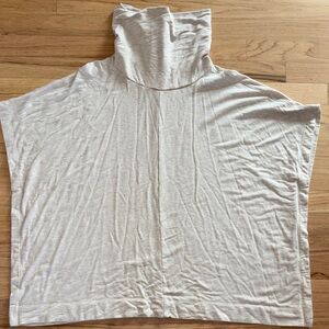 LOFT Lounge dolman/ batwing turtleneck in Light Cream